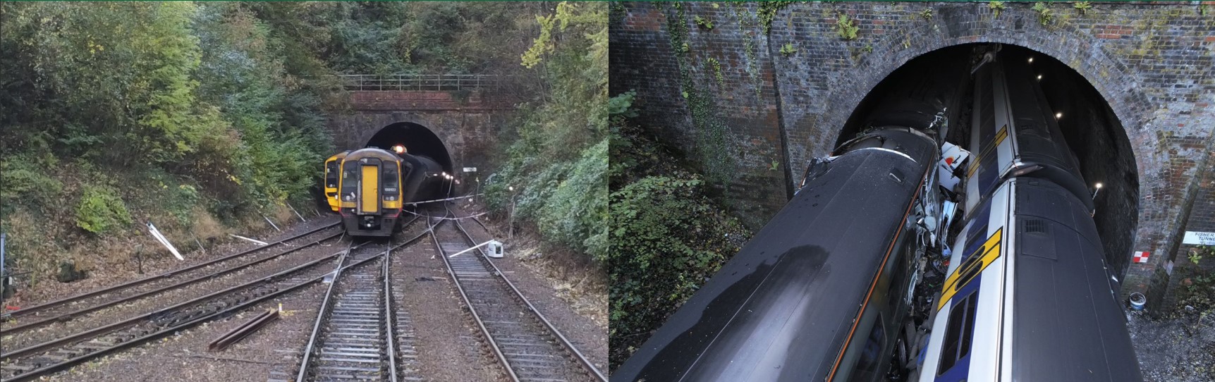 Salisbury rail crash due to leaves on the line
